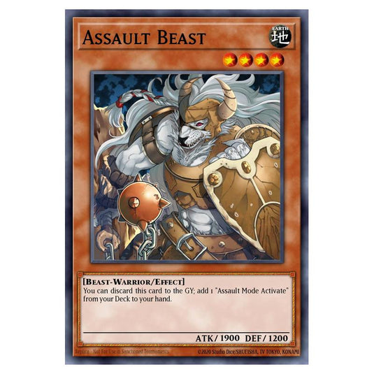 Yu-Gi-Oh! - Structure Deck - The Crimson King - Assault Beast (Common) SDCK-EN018