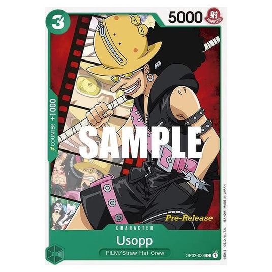 One Piece - OP-02: Paramount War Promos - Usopp - OP02-028