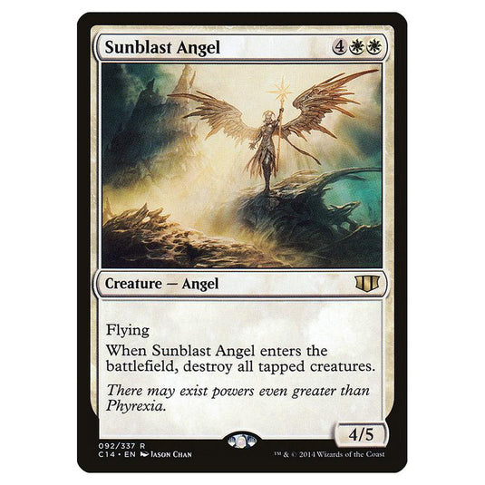 Magic The Gathering - Commander 2014 - Sunblast Angel - 92
