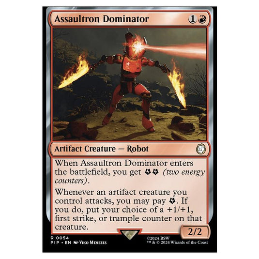 Magic The Gathering - Universes Beyond - Fallout - Assaultron Dominator - 0054