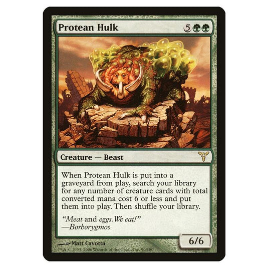 Magic the Gathering - Dissension - Protean Hulk - 90/180