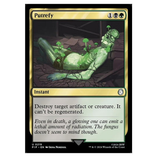 Magic The Gathering - Universes Beyond - Fallout - Putrefy - 0219
