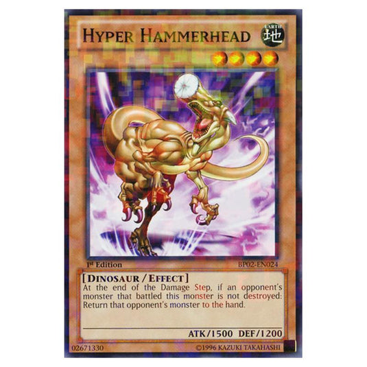 Yu-Gi-Oh! - Battle Pack 2 - War of the Giants - Hyper Hammerhead (Mosaic Rare) BP02-EN024