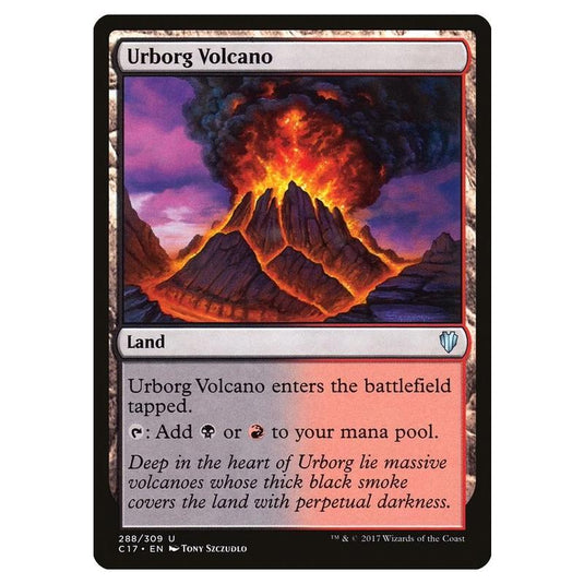 Magic The Gathering - Commander 2017 - Urborg Volcano - 288/309