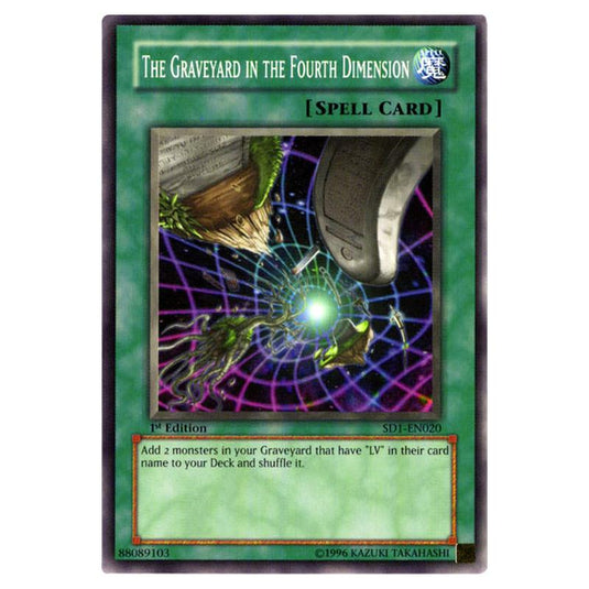 Yu-Gi-Oh! - Structure Deck - Dragon\\'s Roar - The Graveyard in the Fourth Dimension (Common) SD1-EN020