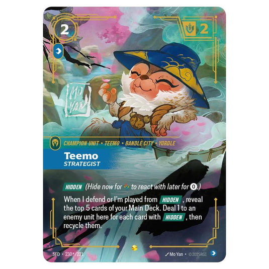 Riftbound: League of Legends TCG - Spiritforged - Teemo - Strategist - 230s/221