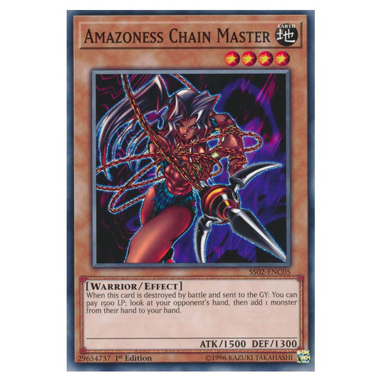 Yu-Gi-Oh! - Speed Duel Starter Decks - Duelists of Tomorrow - Amazoness Chain Master (Common) SS02-ENC05