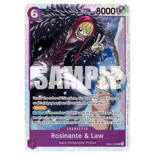 One Piece - OP14 - The Azure Sea's Seven - Rosinante & Law - EB04-038