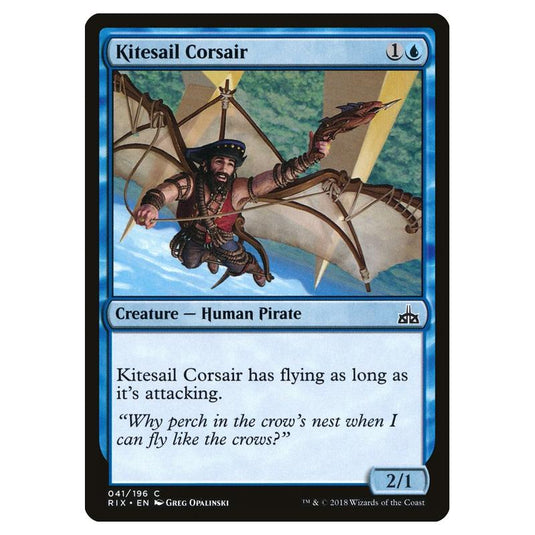 Magic The Gathering - Rivals Of Ixalan - Kitesail Corsair - 41/196 (Foil)