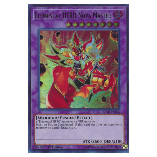 Yu-Gi-Oh! - Battles of Legend - Light's Revenge - Elemental HERO Nova Master (Ultra Rare) BLLR-EN056