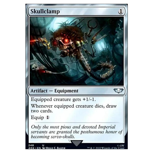 Magic The Gathering - Universes Beyond - Warhammer 40k - Skullclamp - 248/168