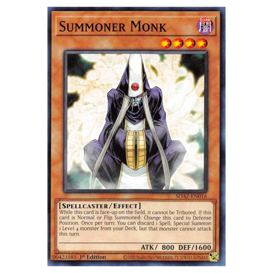 Yu-Gi-Oh! - Structure Deck - Albaz Strike - Summoner Monk (Common) SDAZ-EN016