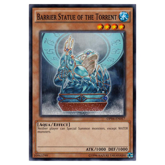 Yu-Gi-Oh! - OTS Tournament Pack 4 - Barrier Statue of the Torrent (Common) OP04-EN017
