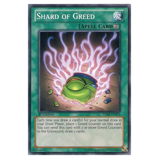 Yu-Gi-Oh! - Starter Deck - Kaiba Reloaded - Shard of Greed (Common) YSKR-EN041