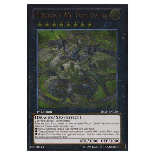 Yu-Gi-Oh! - Shadow Specters - Number 46: Dragluon (Ultimate Rare) SHSP-EN050
