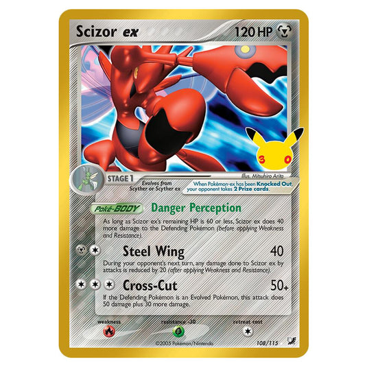 Pokemon - 30th Celebration - Scizor ex - 108/115