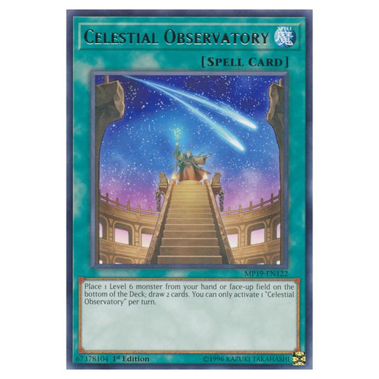 Yu-Gi-Oh! - 2019 Gold Sarcophagus Tin Mega Pack - Celestial Observatory (Rare) MP19-EN122