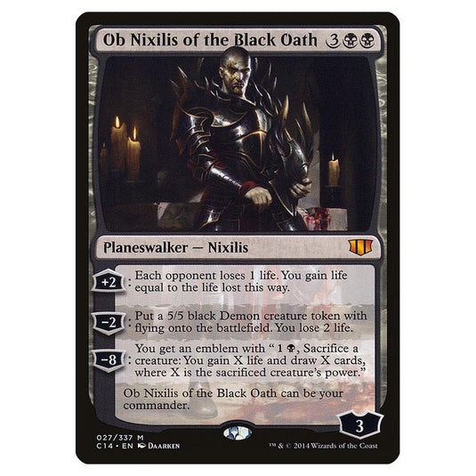 Magic The Gathering - Commander 2014 - Ob Nixilis Of The Black Oath - 27