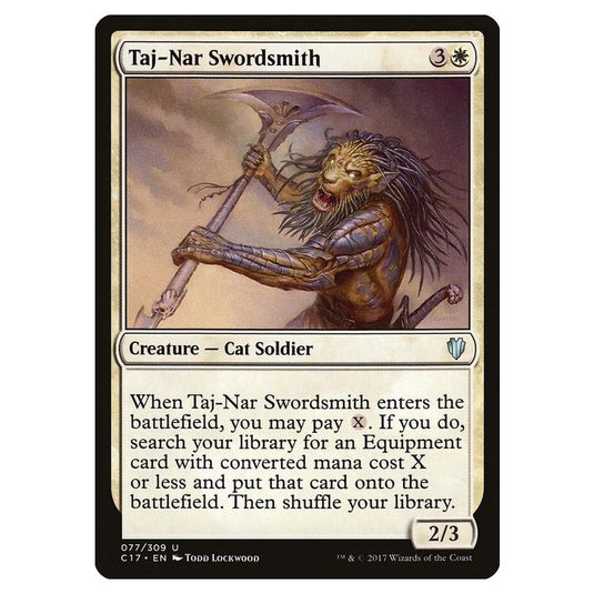 Magic The Gathering - Commander 2017 - Taj-Nar Swordsmith - 077/309
