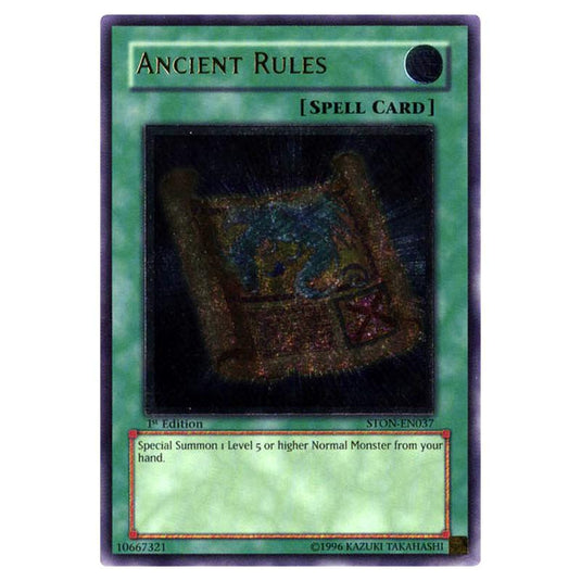Yu-Gi-Oh! - Strike of Neos - Ancient Rules (Ultimate Rare) STON-EN037