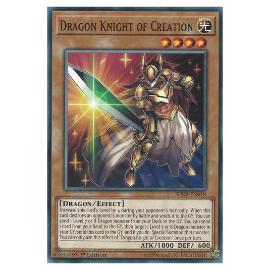 Yu-Gi-Oh! - Structure Deck - Rokket Revolt - Dragon Knight of Creation (Common) SDRR-EN018