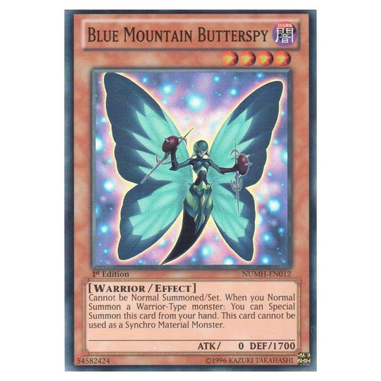 Yu-Gi-Oh! - Number Hunters - Blue Mountain Butterspy (Super Rare) NUMH-EN012