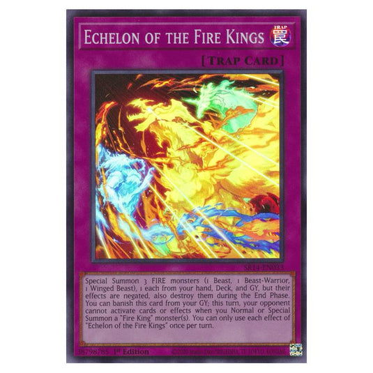 Yu-Gi-Oh! - Structure Deck - Fire Kings - Echelon of the Fire Kings (Super Rare) SR14-EN033