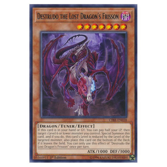 Yu-Gi-Oh! - Circuit Break - Destrudo the Lost Dragon's Frisson (Rare) CIBR-EN038