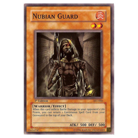 Yu-Gi-Oh! - Ancient Sanctuary - Nubian Guard (Common) AST-066