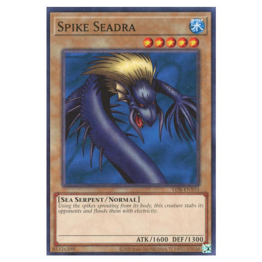 Yu-Gi-Oh! - Legend of Blue Eyes White Dragon (25th Anniversary Edition) - Spike Seadra (Common) - LOB25-EN103