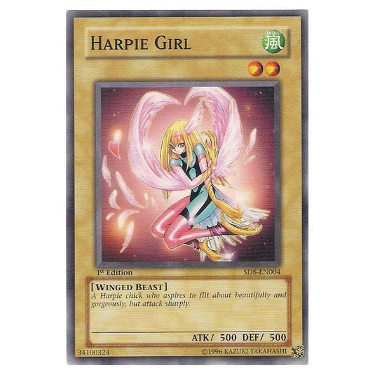 Yu-Gi-Oh! - Structure Deck - Lord of the Storm - Harpie Girl (Common) SD8-EN004