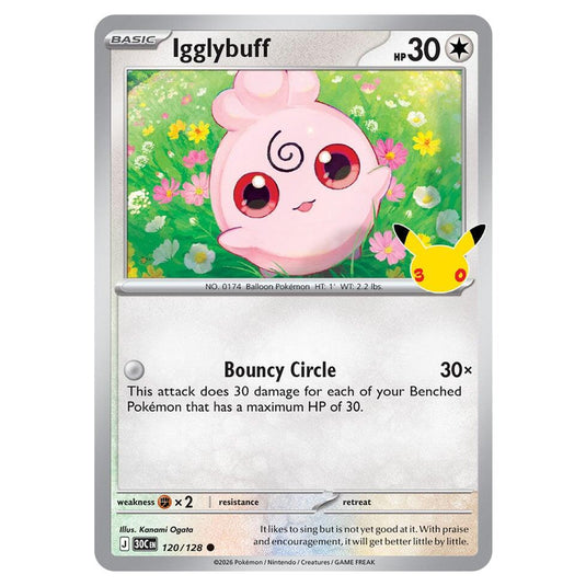 Pokemon - 30th Celebration - Igglybuff - 120/128
