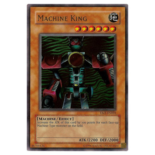 Yu-Gi-Oh! - Yu-Gi-Oh! Trading Card Game Tour 2004 promotional card - Machine King (Ultra Rare) EM1-EN001