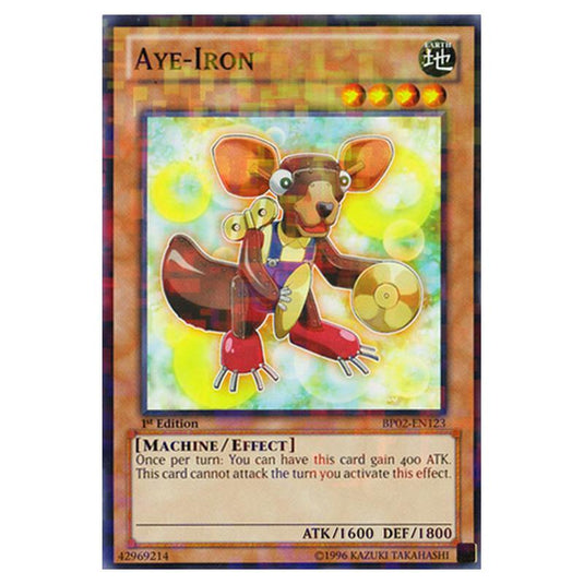 Yu-Gi-Oh! - Battle Pack 2 - War of the Giants - Aye-Iron (Mosaic Rare) BP02-EN123