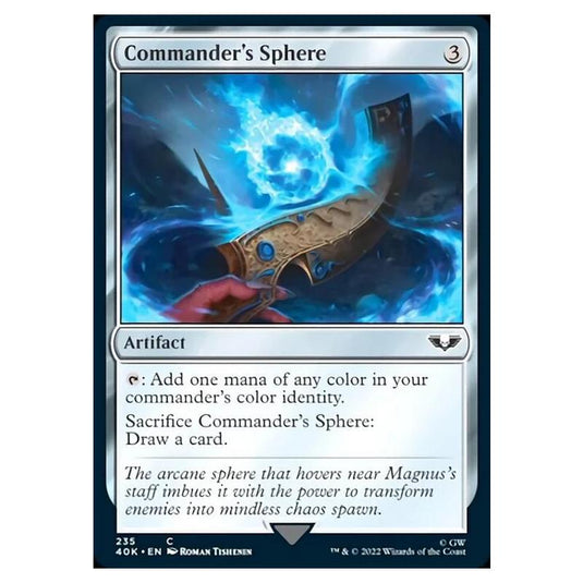 Magic The Gathering - Universes Beyond - Warhammer 40k - Commander's Sphere - 235/168