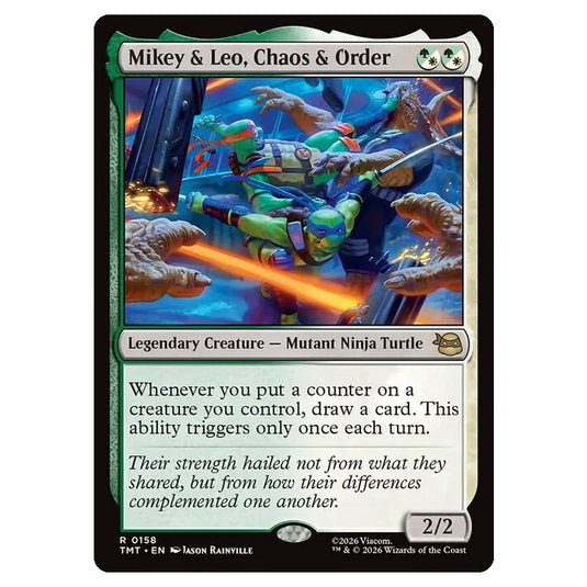 Magic The Gathering - Teenage Mutant Ninja Turtles - Mikey & Leo, Chaos & Order - 0158