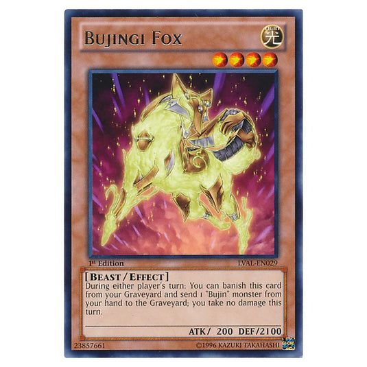 Yu-Gi-Oh! - Legacy of the Valiant - Bujingi Fox (Rare) LVAL-EN029