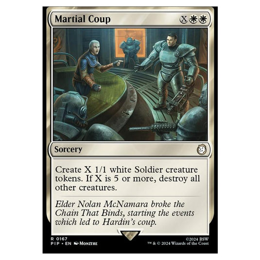 Magic The Gathering - Universes Beyond - Fallout - Martial Coup - 0167
