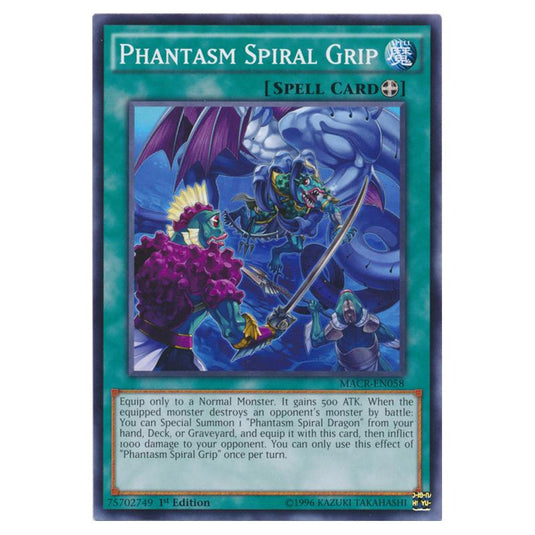 Yu-Gi-Oh! - Maximum Crisis - Phantasm Spiral Grip (Common) MACR-EN058