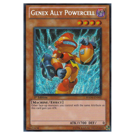 Yu-Gi-Oh! - Hidden Arsenal 4 - Trishula's Triumph - Genex Ally Powercell (Secret Rare) HA04-EN002