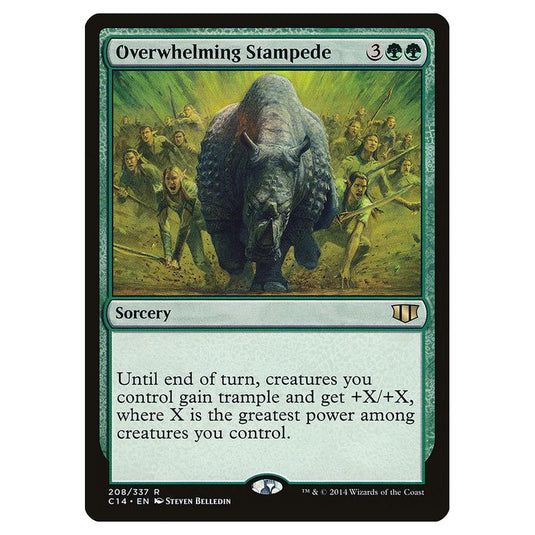 Magic The Gathering - Commander 2014 - Overwhelming Stampede - 208