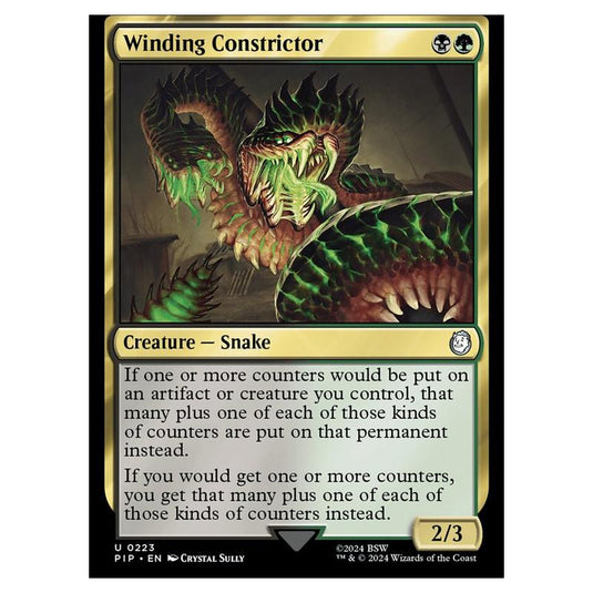 Magic The Gathering - Universes Beyond - Fallout - Winding Constrictor - 0223