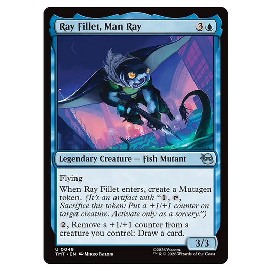 Magic The Gathering - Teenage Mutant Ninja Turtles - Ray Fillet, Man Ray - 0049