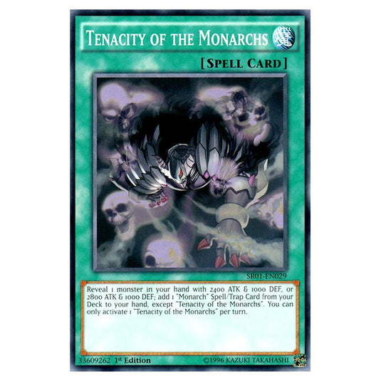 Yu-Gi-Oh! - Emperor of Darkness Structure Deck - Tenacity of the Monarchs (Common) SR01-EN029