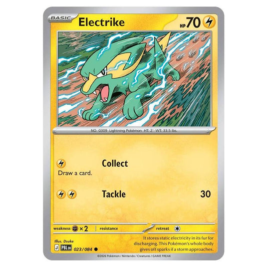 Pokemon - Mega Evolution - Pitch Black - Electrike - 023/084