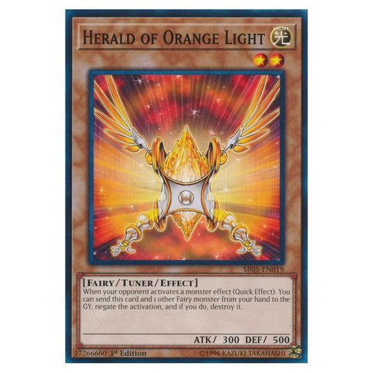 Yu-Gi-Oh! - Structure Deck - Wave of Light - Herald of Orange Light (Common) SR05-EN019