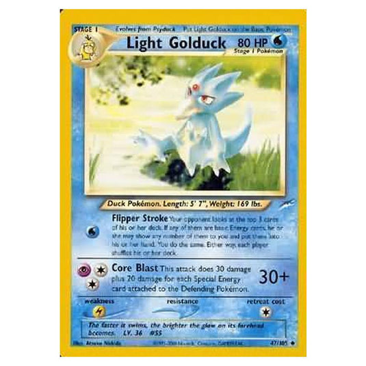 Pokemon - Neo Destiny - Light Golduck - 047/105
