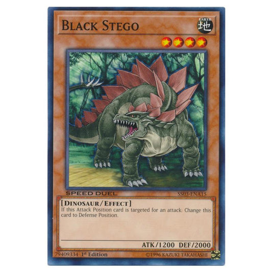Yu-Gi-Oh! - Speed Duel Starter Decks - Ultimate Predators - Black Stego (Common) SS03-ENA15