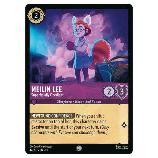Lorcana - Attack of the Vine - Meilin Lee - Superficially Obedient (Common) - 44/207
