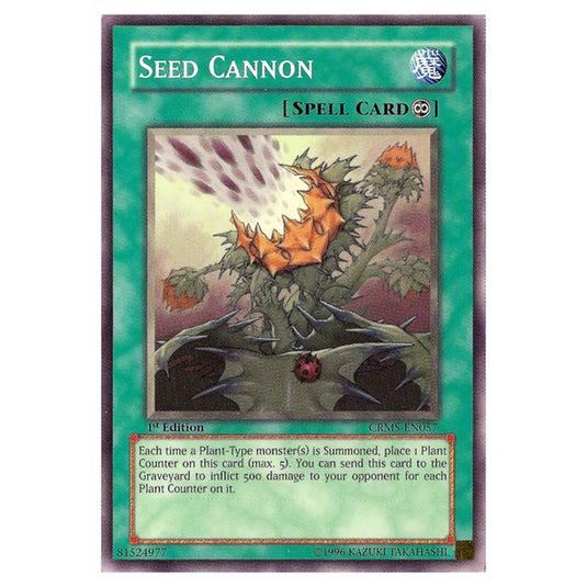 Yu-Gi-Oh! - Crimson Crisis - Seed Cannon (Common) CRMS-EN057